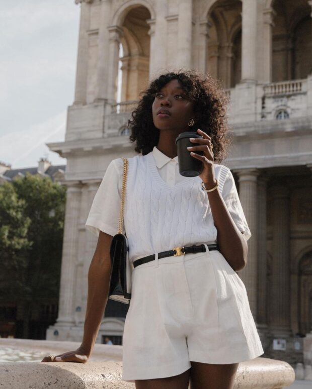 looks com short alfaiataria preto para trabalhar