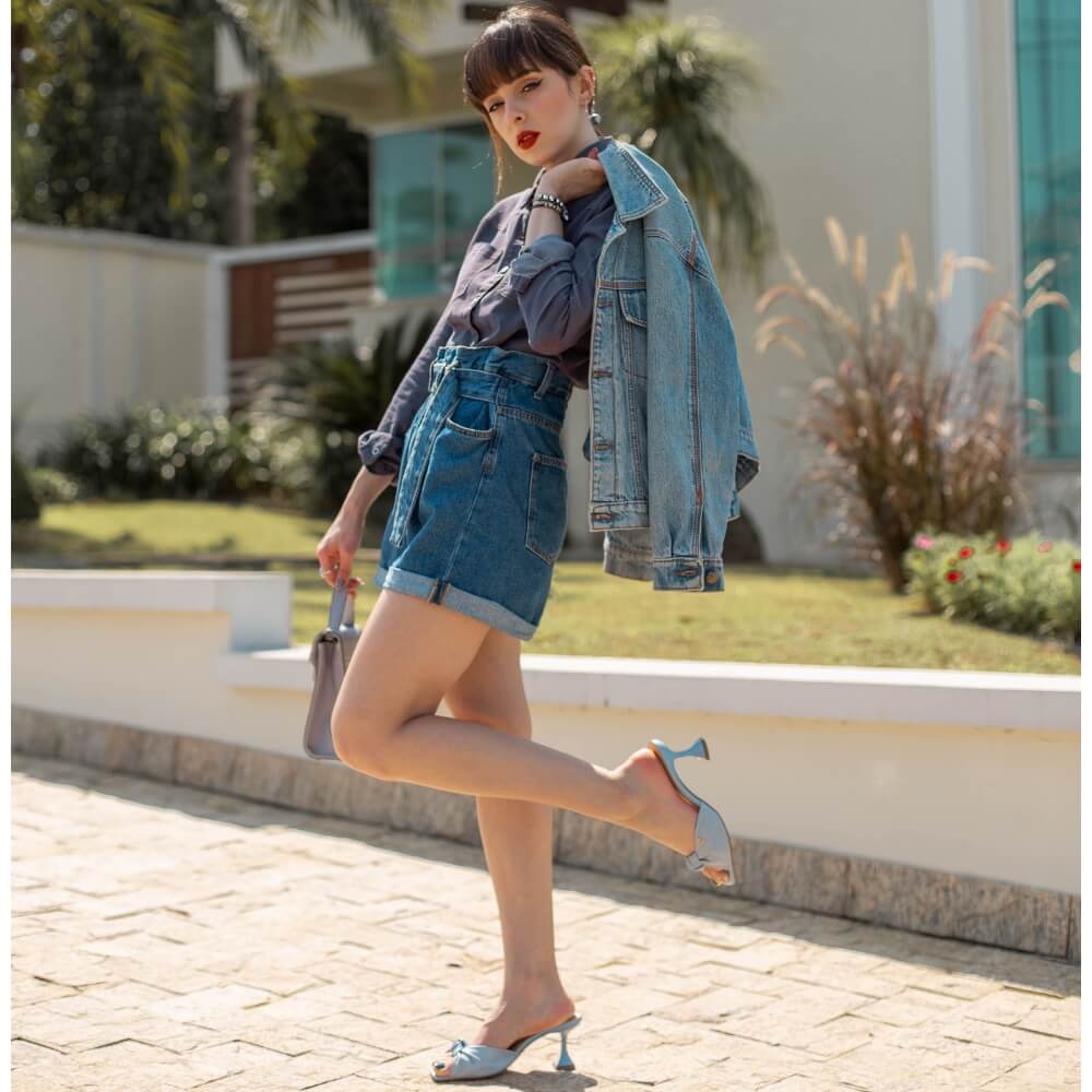 estilo boho chic com tamanco