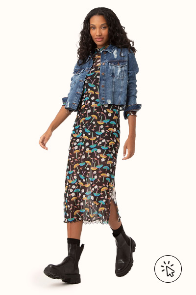 inspirações de looks com vestido jeans longo estilosos