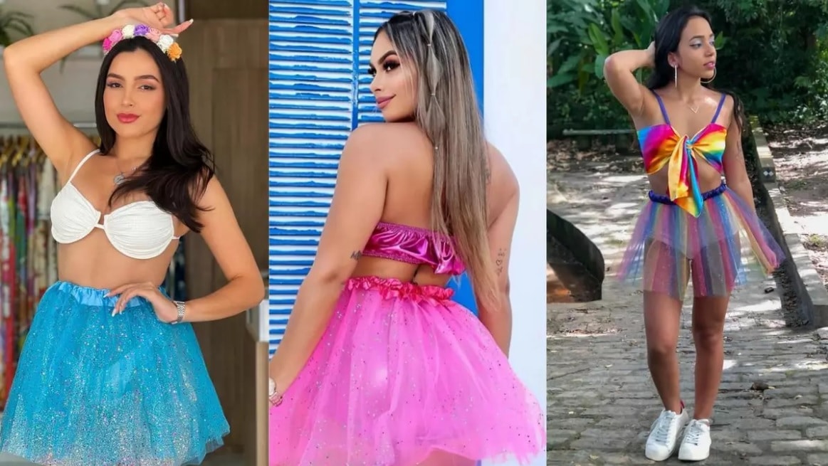 looks brilho carnaval