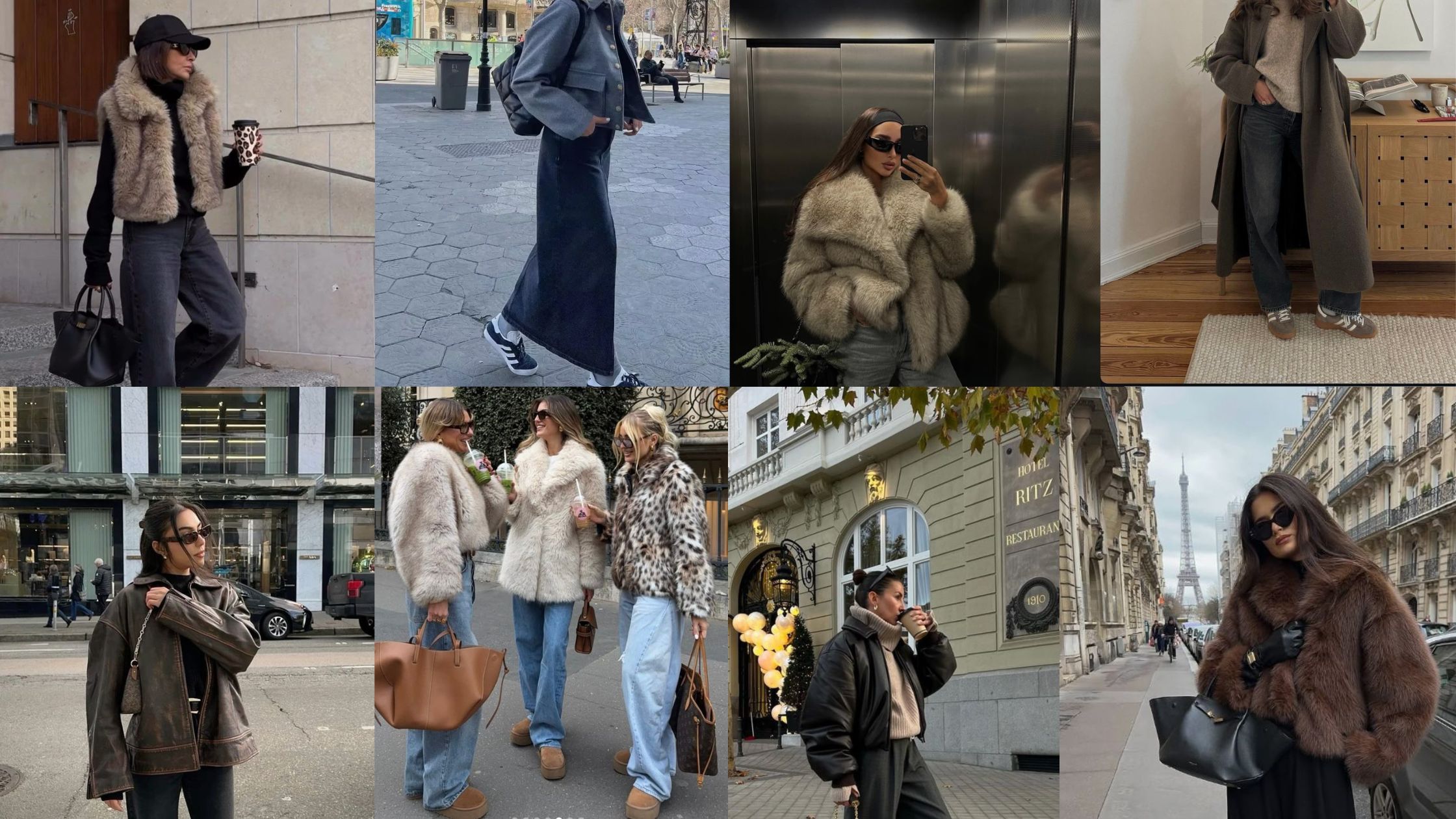 ideias de looks de frio para show