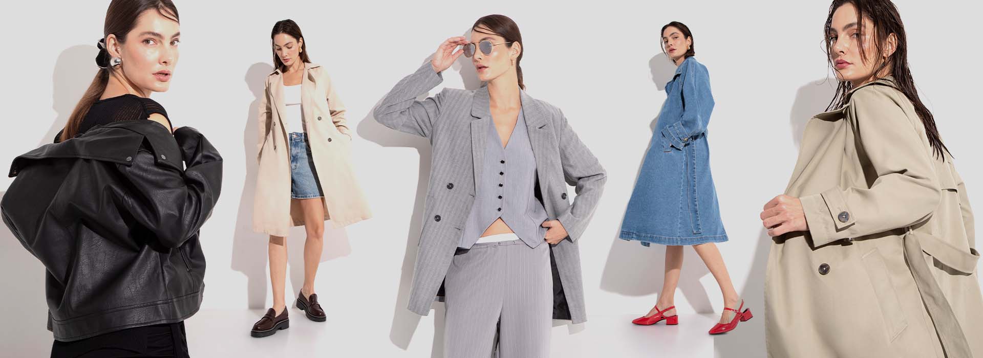 look meia estação trabalho vs casual