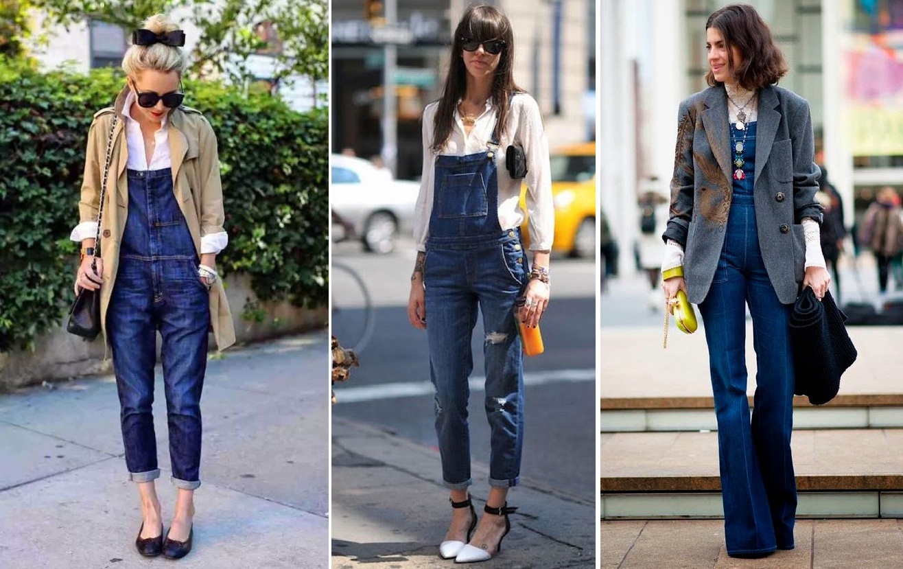 macacão jeans pantalona como usar