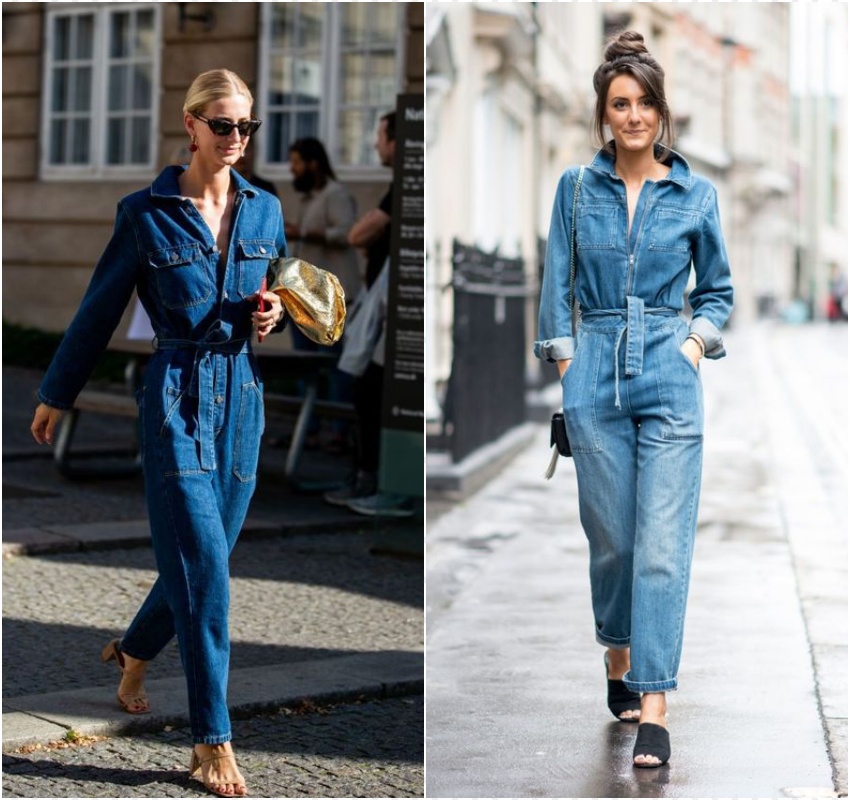 macacão jeans pantalona como usar