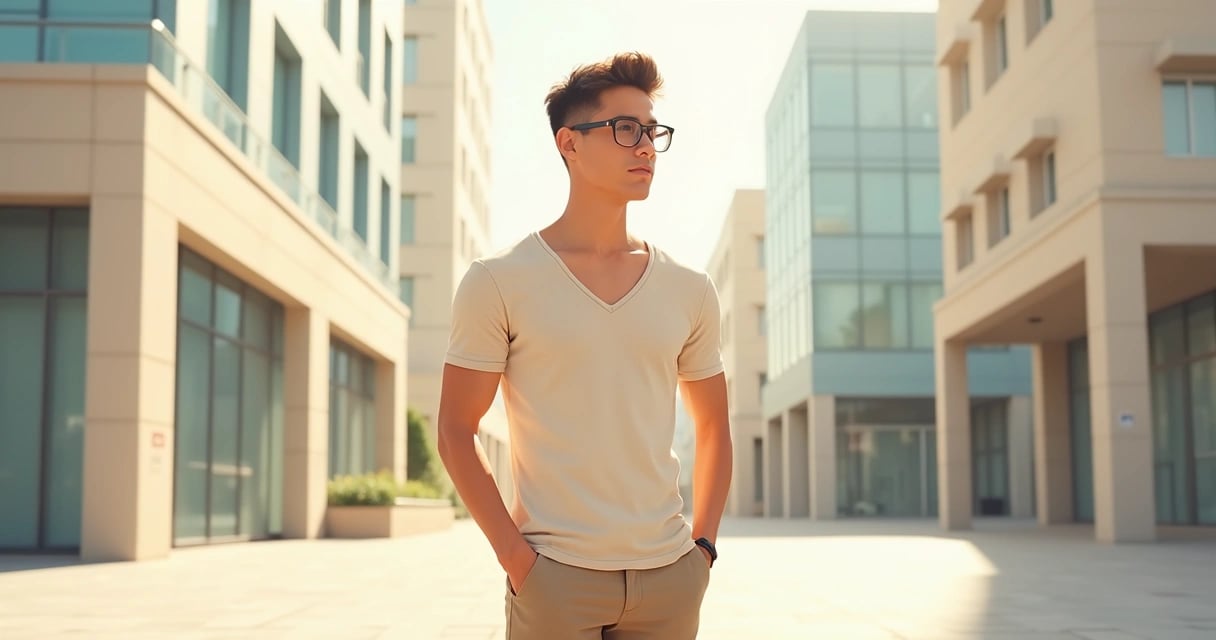 look monocromático masculino