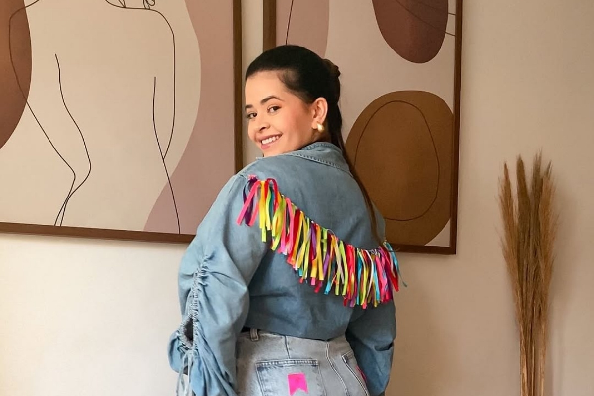 look festa junina calça jeans feminina