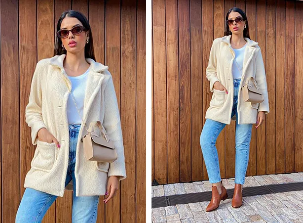 como montar look frio feminino estiloso