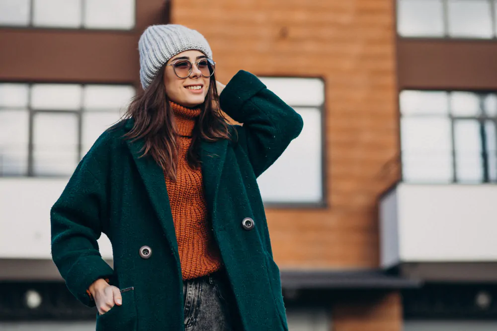 como montar look frio feminino estiloso