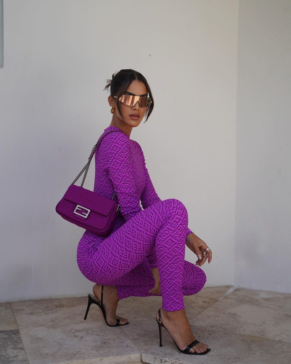 look roxo com preto