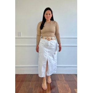saia branca midi