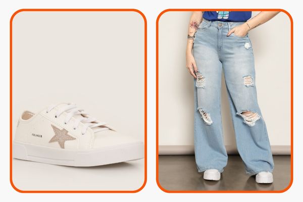 erros ao usar tênis em shows