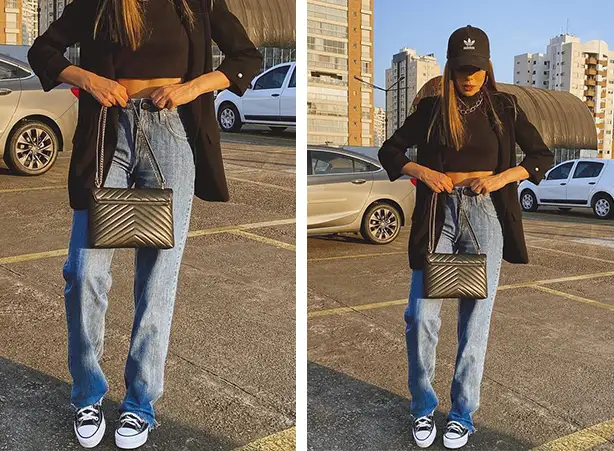 look tenis casual feminino