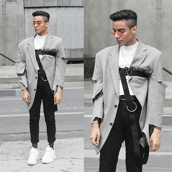 erros ao usar tênis cinza masculino