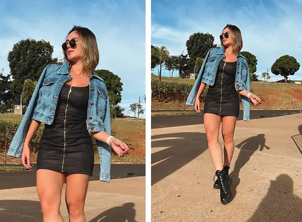 como usar vestido com bota cano curto