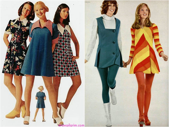 tendências anos 70 moda