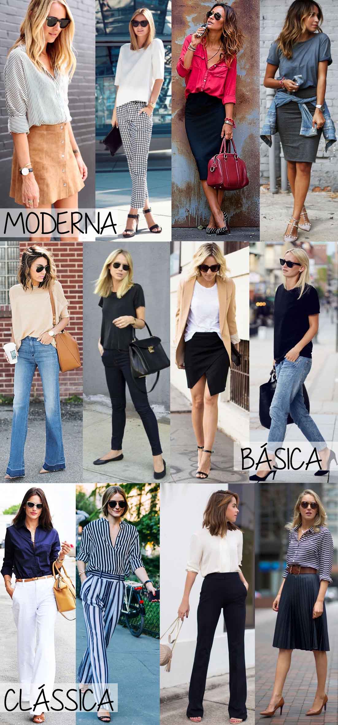 looks bonitos e confortáveis