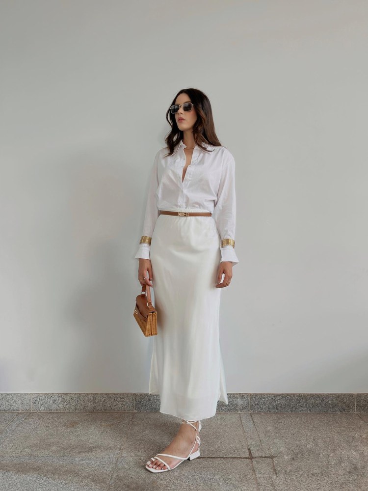 inspiração looks camisa social branca feminina