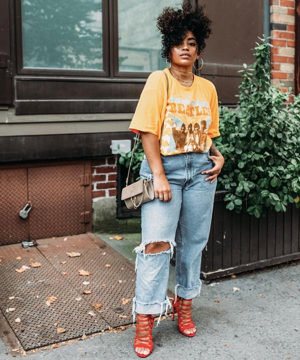 10 looks com camiseta oversized feminina para arrasar