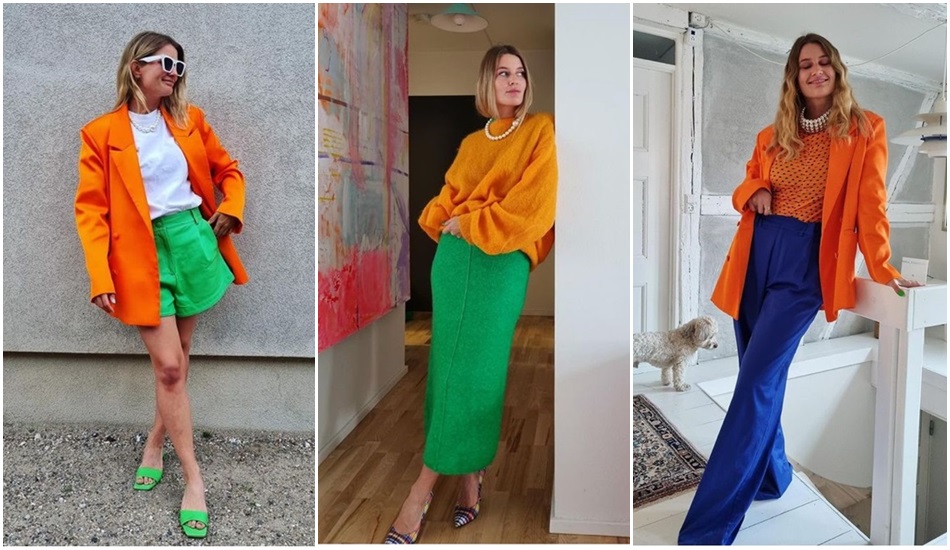 como combinar looks coloridos