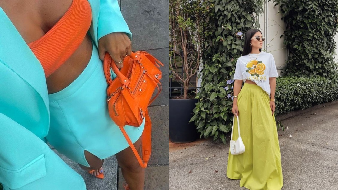 estilo fashion com cores