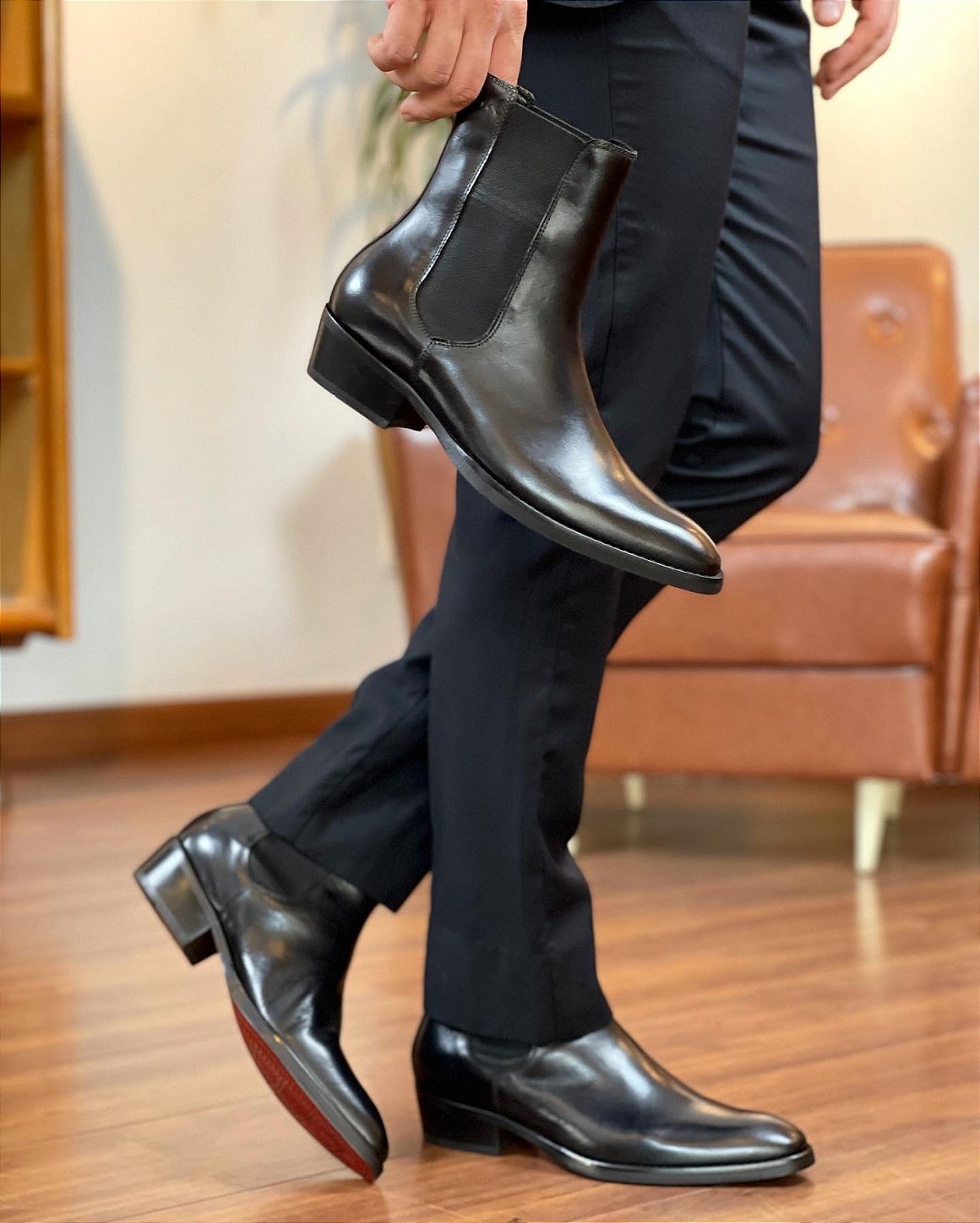 bota chelsea com jeans