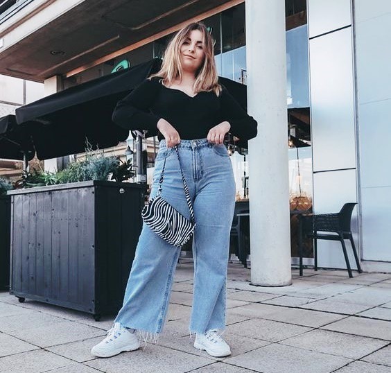 onde comprar calça jeans larga barata