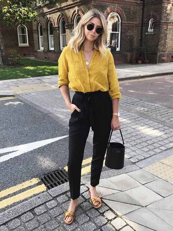 calça jeans preta mom jeans