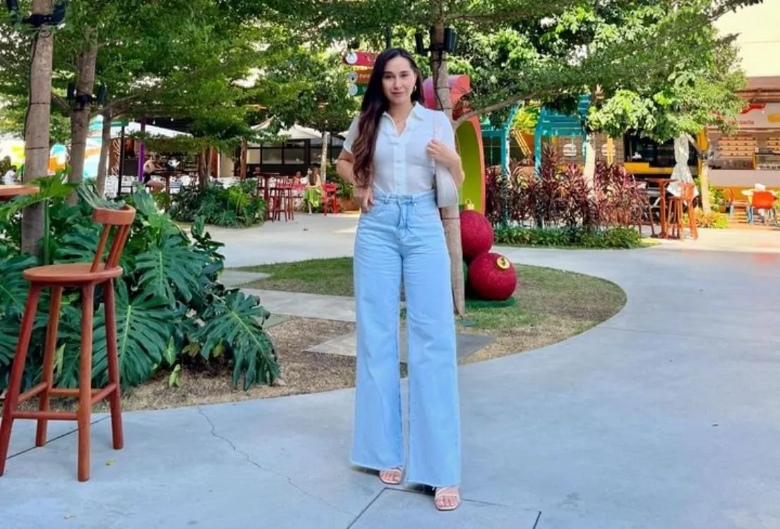 looks com calça pantalona jeans