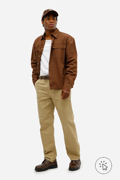 calça marrom alfaiataria masculina