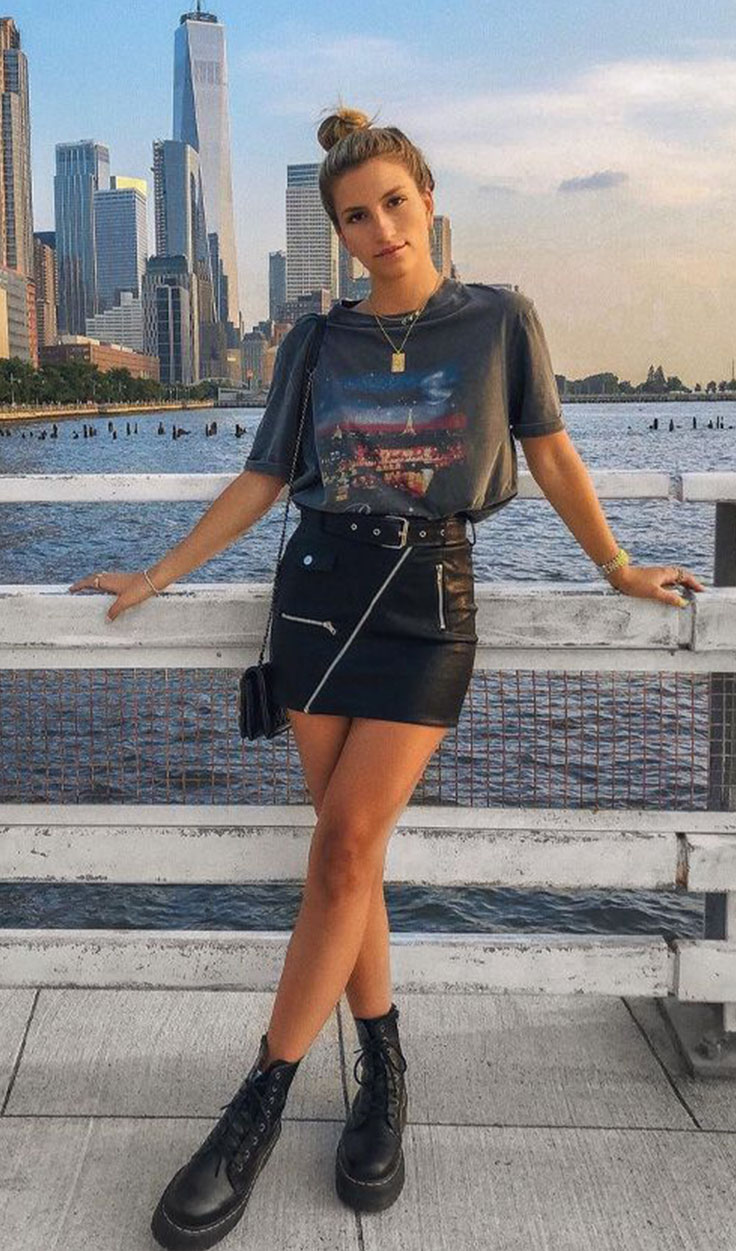looks com coturno para festival