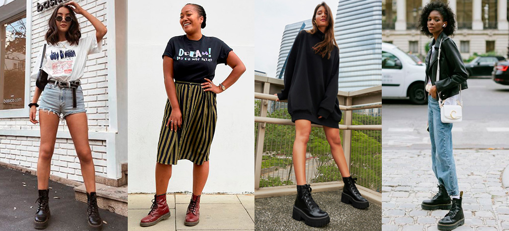 looks com coturno descolados