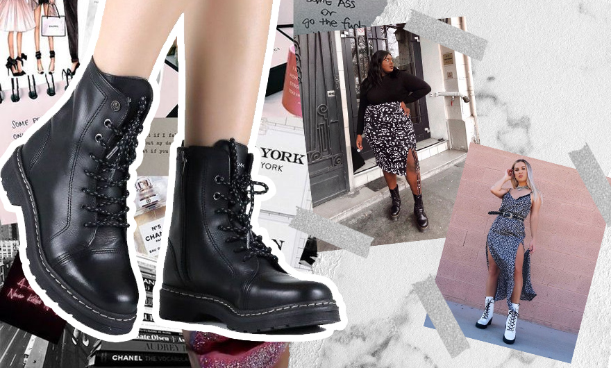looks com coturno boho