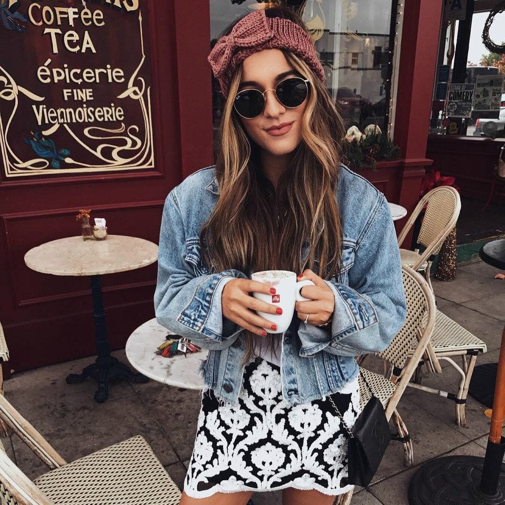 looks com jaqueta jeans