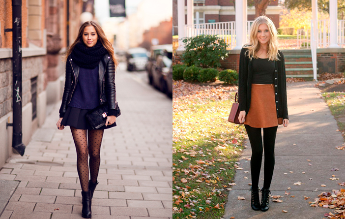 looks com meia calça preta