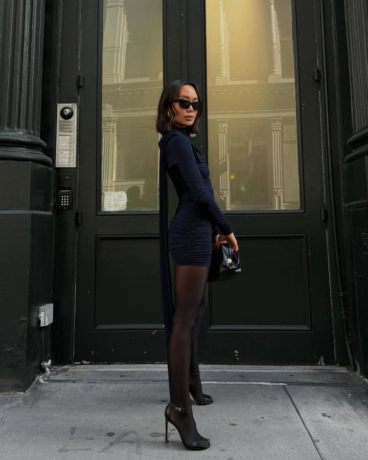 looks com meia calça preta