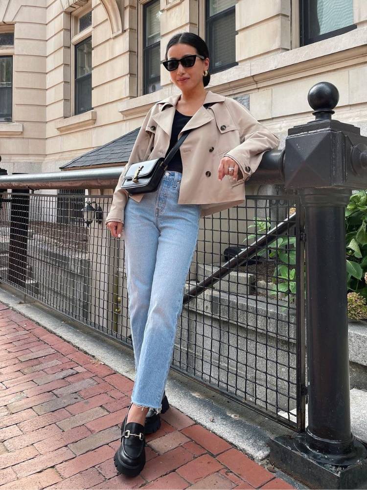 inspiração looks com mocassim feminino