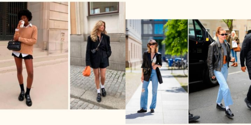 inspiração looks com mocassim feminino
