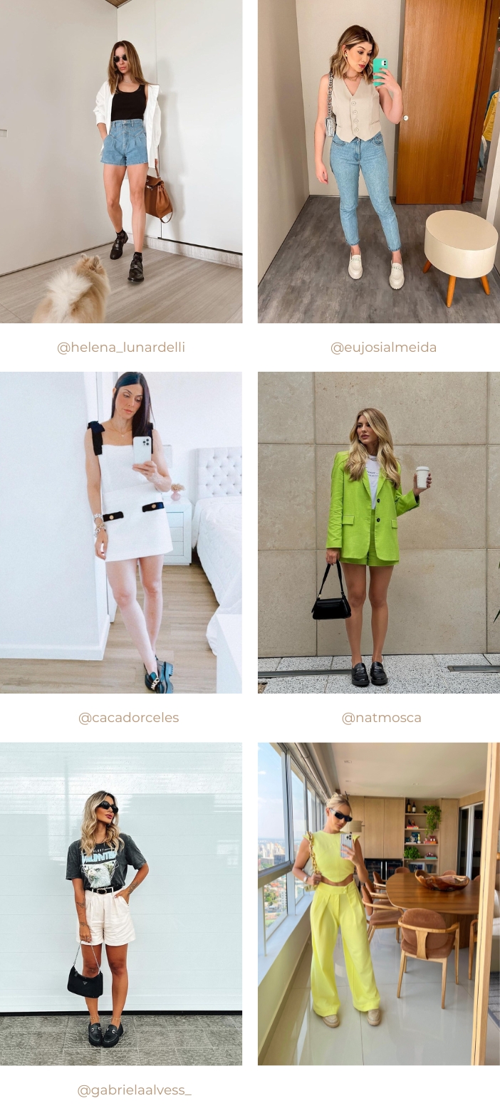 mocassim bege com vestido longo