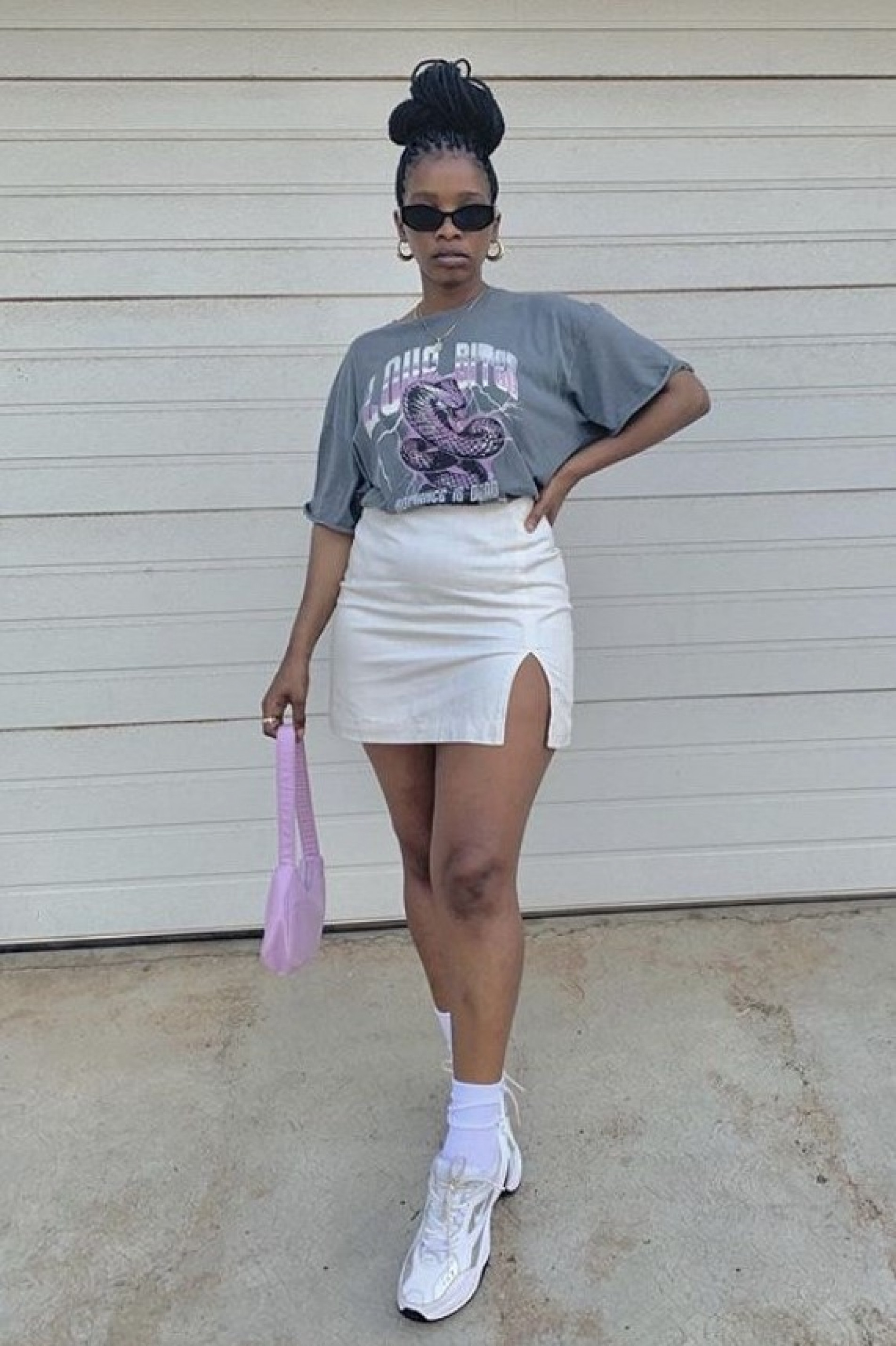 inspiração looks saia plissada curta para festa