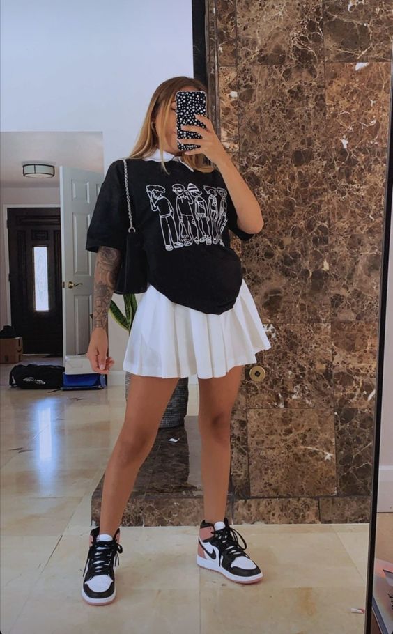 erros ao usar saia plissada curta