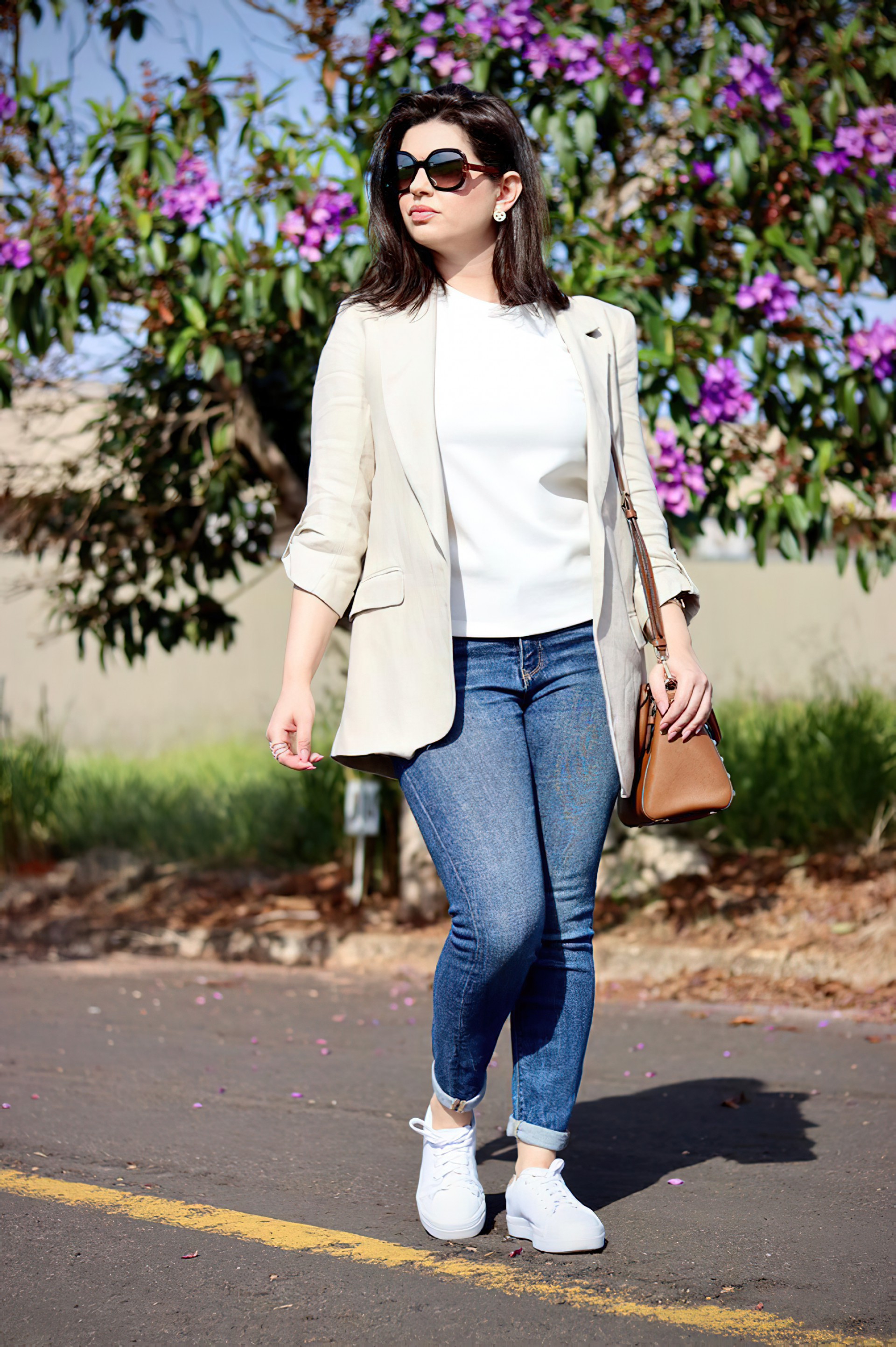 tênis branco casual