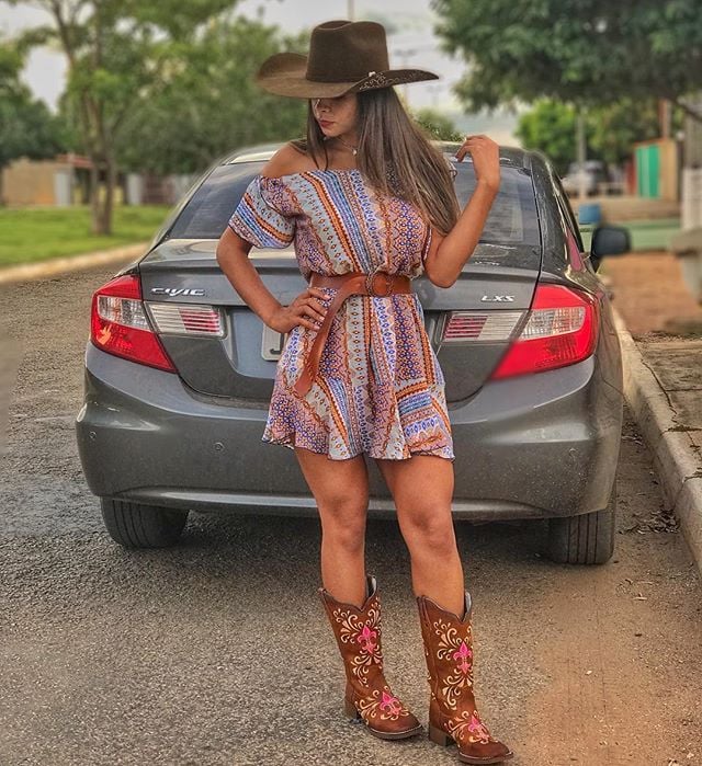 tendências moda country feminina