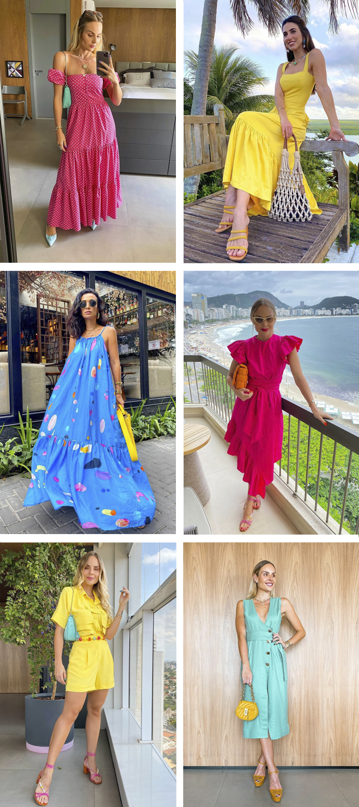 5 ideias de títulos:
1. Verão 2026: As Tendências Que Vão Dominar Seu Guarda-Roupa
2. Leveza e Estilo: Como Usar Tecidos Naturais no Verão 2026
3. Transparência e Assimetria: Os Detalhes Que Definem o Verão 2026
4. Dicas Essenciais para Looks Frescos e Elegantes no Calor
5. Franjas e Movimento: A Tendência Que Vai Dar Vida aos Seus Looks de Verão