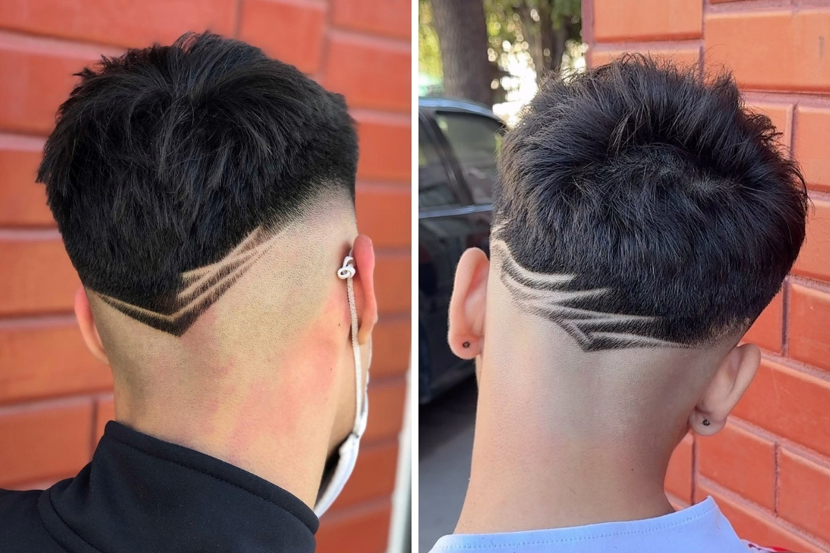 low fade cabelo curto