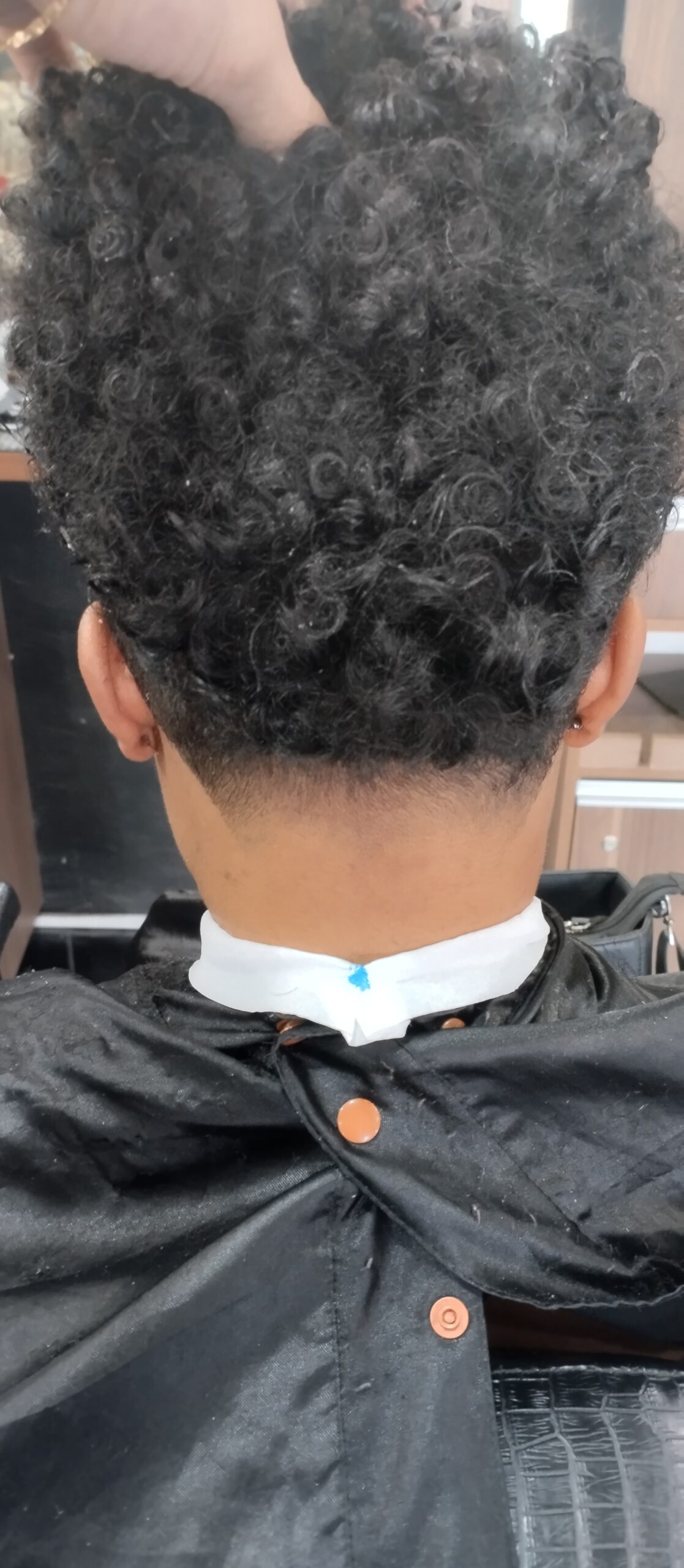 corte de cabelo com transição suave
