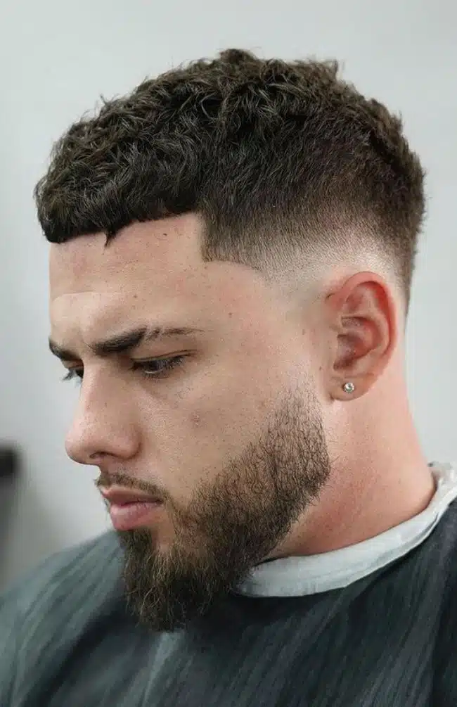 low fade para cabelo cacheado