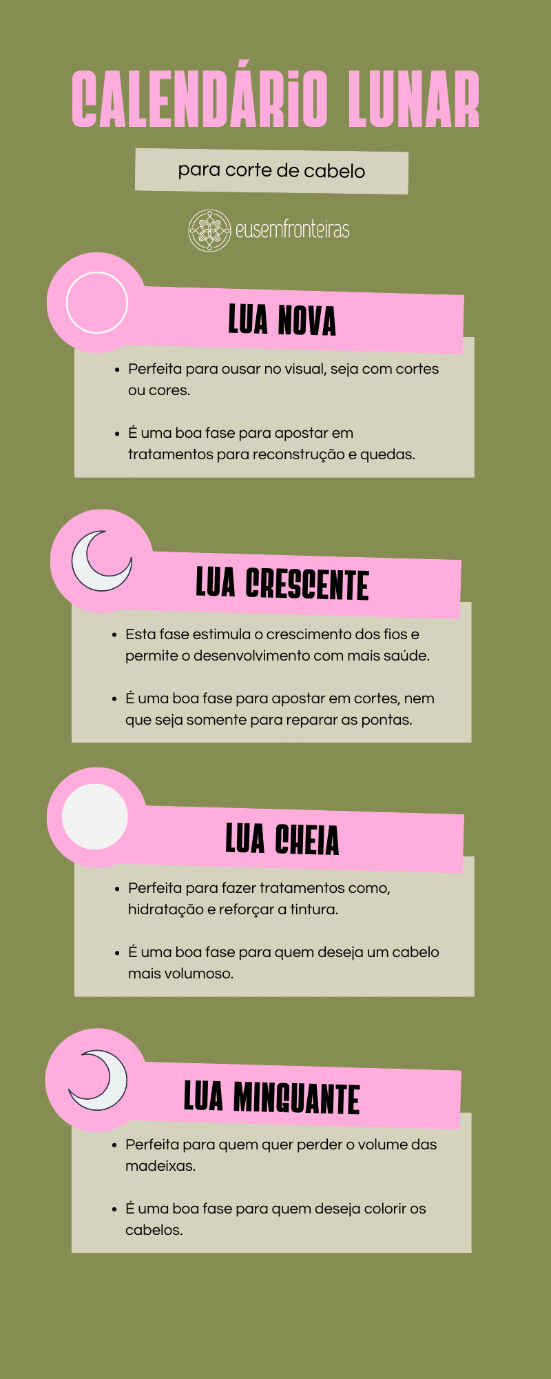 calendário lunar corte de cabelo 2026