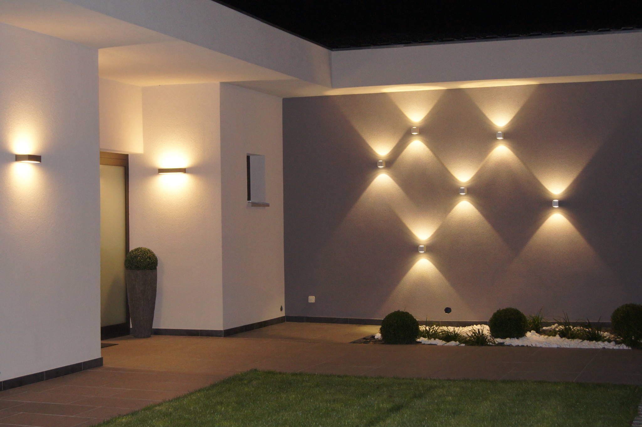 iluminação de fachada