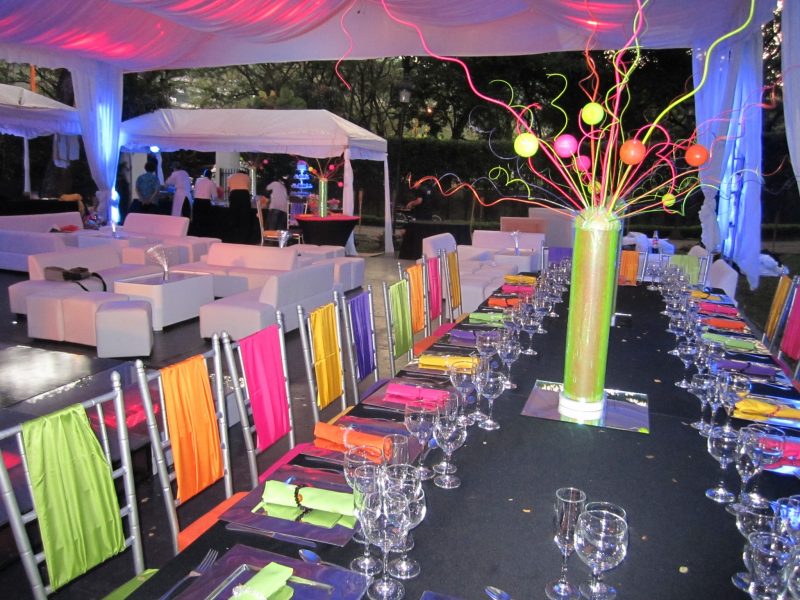 decoração baile de máscaras elegante