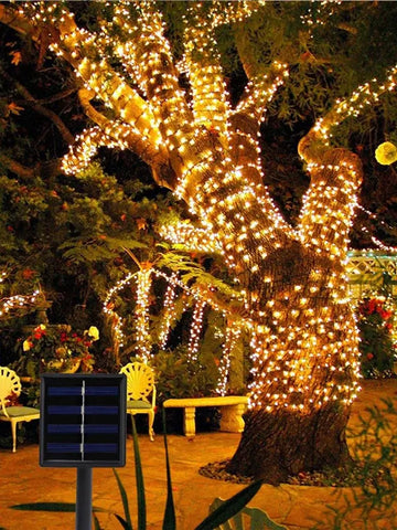 luzes solares ou pisca pisca tradicional varanda natal